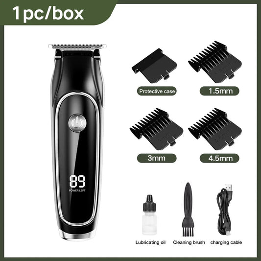 Design of adjustable cutter head with USB charging for electric hair clipper hair and beard trimming Autofitlife